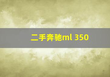 二手奔驰ml 350